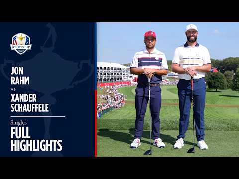 Jon Rahm vs Xander Schauffele | Full Highlights | 2025 Ryder Cup